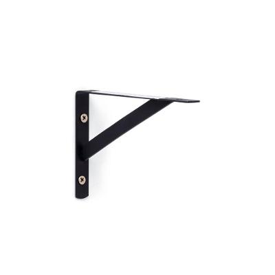 Suporte Mão Francesa para Prateleira com Carga 30kg Preto Bemfixa 15CM