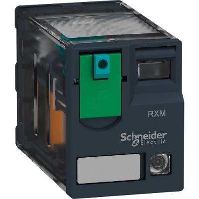 Relé Miniatura RXM4AB2BD 4NA+4NF 6A com LED 24VCC Inox Schneider Electric