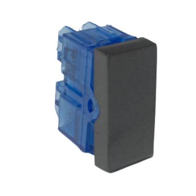 Interruptor Simples Delta Mondo 1m Carbono Preto Siemens 850-0PA03