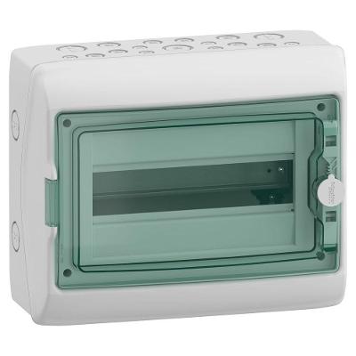Gabinete à Prova de Intempéries Kaedra 12 Módulos IP65 Cobertura Transparente Cinza Schneider