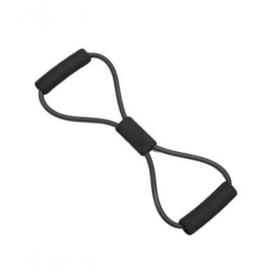 Elástico Extensor Super 8 para Exercícios com Alças Acolchoadas 4,5KG Amarelo Bravus