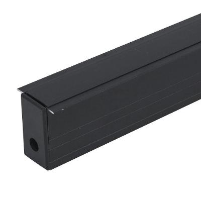 Trilho Magnético Embutir 3046 com Abas 2 Metros Preto Gaya Bivolt