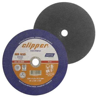 Disco de Corte MR83 para Alvenaria Abrasivo Inox Norton 9POL
