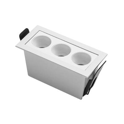 Spot Downlight Powerus Embutir 3 Leds 35 graus  6W 3000K Bivolt Branco 6730