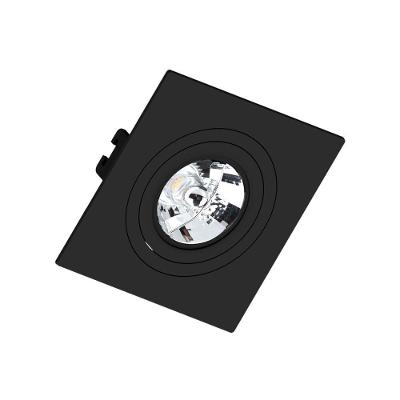 Spot Dicroica Embutido Face Plana Quadrado Soquete GU10 Preto Save Energy 130CM