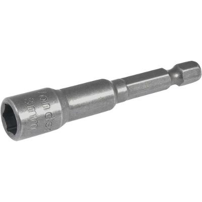 Soquete Sextavado Magnético 30.39.000.080 8MM Aço Cromo Vanádio Vonder