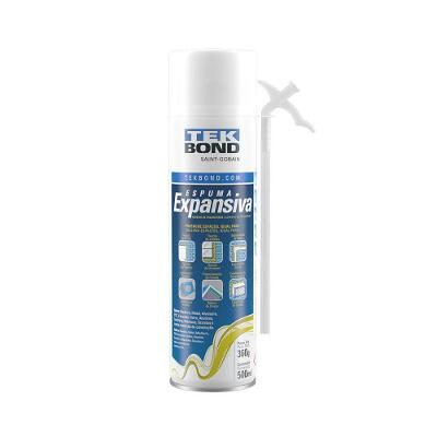 Cola Espuma Expansiva Poliuretano Uso Geral com Alta Resistência Tekbond 500ML