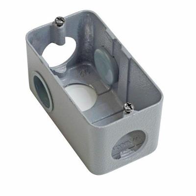 Caixa de Derivacao Movel LPW-15 Alumínio com Cinco Entradas Cinza Wetzel 1-2 e 3-4