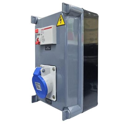 Quadro de Sobrepor com Tomada e IDR S310102DR IP40 Inox Steck 220V