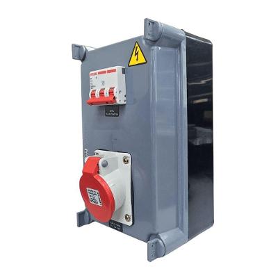 Quadro de Sobrepor com Tomada e Disjuntor S310103 IP40 Inox Steck 380V
