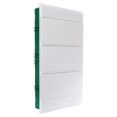 Quadro de Distribuição Elétrica Easy9 Embutir 36 Disjuntores Porta Opaca Inox Schneider