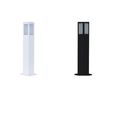 Poste Ornamental Balizador Quadrado PST 412-30 Design Moderno Branco Bivolt 30CM
