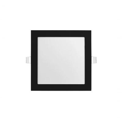 Plafon LED SE-240.1614 Embutir 25W 4000K JET BLACK Save Energy