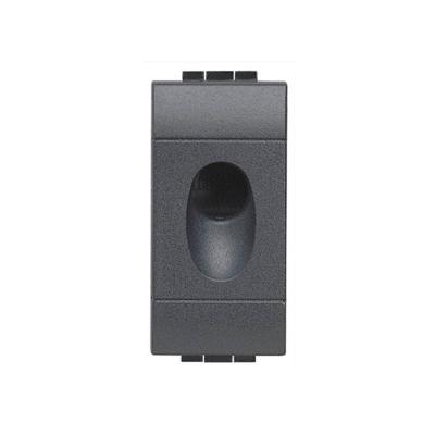 Modulo Saida Fio SL4953F para Passagem Organizada de Cabos Preto Pial
