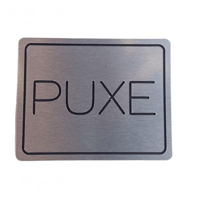 Placa Identificacao Luxo Puxe Sinalizacao Ambiente Bivolt Numeral