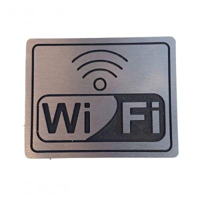 Placa de Identificação Placa Identificação Luxo Wi-fi com Conectividade Bivolt Branco Numeral