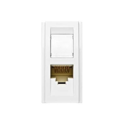 Tomada Informática A7B10001232619 CAT.6 com RJ45 Branco Soprano Bivolt