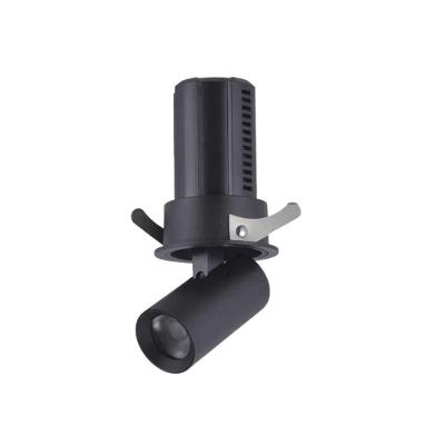 Spot Led Aiva Embutir Retrátil 12W Regulagem 360° IRC97 Preto 960LM 2700K Bivolt