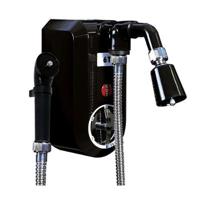 Ducha 6 Temperaturas Eletrônica 8800W com Desviador Preto 220V