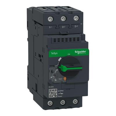 Disjuntor Motor GV3-P40 com Proteção Termomagnética 30-40A Inox Schneider Electric 3 Polos