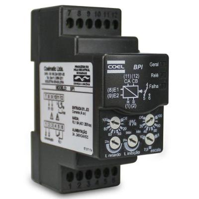 Relé Monitor de Corrente Monofásico BPIWB-P Monitora Sub Ou Sobre Corrente Branco Coel 220V