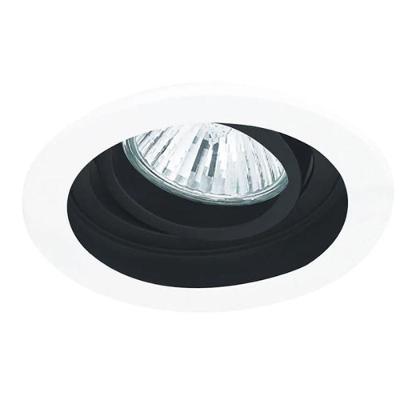Spot de Embutir Redondo Conecta PAR20 NS7200P Bivolt Branco e Preto Bella Iluminação