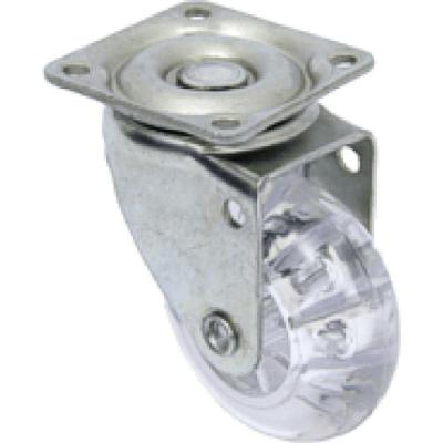 Rodízio SGPL 210 GEL Giratório 30kg Base Giratória Inox Rodiline 2IN 7-8IN