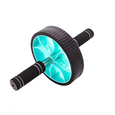 Roda Abdominal Basic Fortalece Abdômen Alças Acolchoadas Azul Bravus