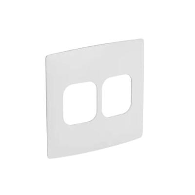 Placa 2+2 Postos 4x4 Nereya com Design Moderno Branco Pial 663440