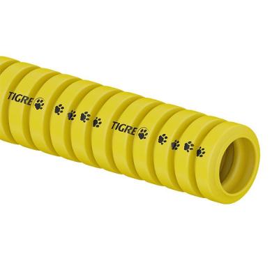 Eletroduto Flexível Corrugado Tigreflex Não Propaga Chamas Amarelo Tigre 1"