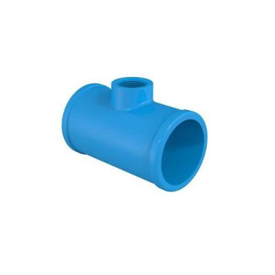 Tê com Rosca de Derivação 34772657 para Irrigação Azul Tigre 50 X 3-4"