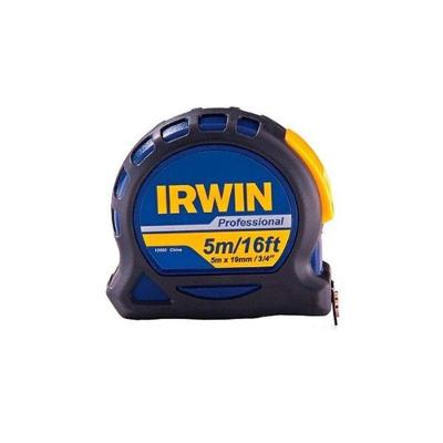 Trena Aço Professional IW13950 com Graduação Milímetros e Polegadas Preto Irwin 5 METROS