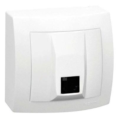 Tomada para Telefone RJ-11 Sistema X 1xRJ11 2 Fios Branco Pial