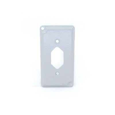 Tampa para Tomada TPCA-35 1 Modulo Hexagonal Vertical Bivolt Aluminio Wetzel