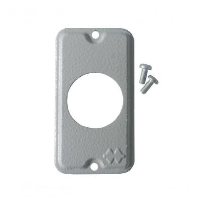Tampa de Alumínio para Tomada Redonda TPCA-05 com Bivolt 1/2" e 3/4" Wetzel