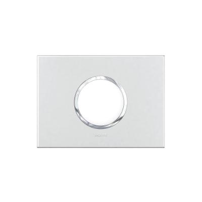 Placa de Interruptor e Tomada 575630b 2 Postos Redonda Arteor Branco Pial 4X2