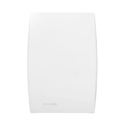 Placa 2x4 Cega com Suporte 5TG9 9020 Design Clean Branco Soprano