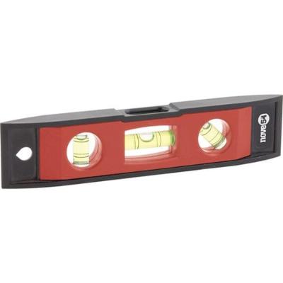 Nível 3535000600 Plástico com Base Magnética Bolhas Vertical Horizontal e 45 graus  Inox