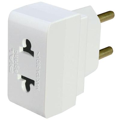 Adaptador 2 Pinos 10A Branco Ref. 690663 Pial com Conformidade ABNT 10A 250V Bivolt