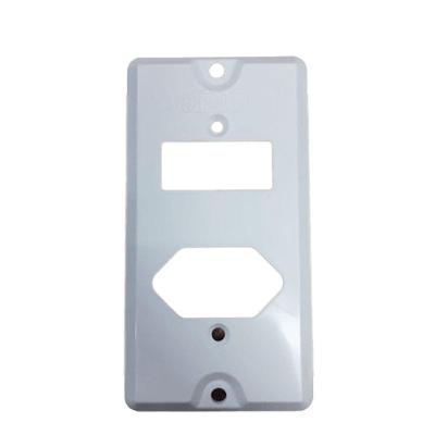 Tampa para Interruptor e Tomada TPBA-37 com 2 Módulos Bivolt Branca Wetzel