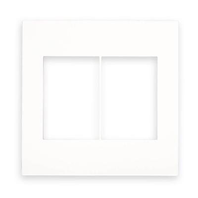 Placa de Interruptores e Tomadas 575300b 3+3 Postos 4x4 Branco Pial