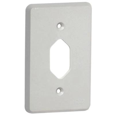 Placa 2x4 1tomada Silentoque 54396 Linha Silentoque Qualidade Superior Cinza Pial Bivolt