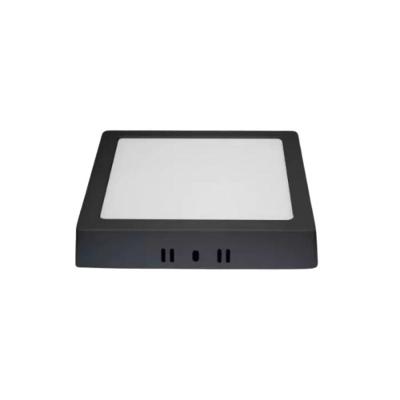 Plafon LED Quadrado 80706001 Sobrepor 12W 6500K Preto Blumenau Iluminação