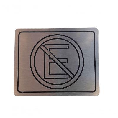 Placa Identificação Luxo Proibido Estacionar com Diferencial de Segurança Branco Numeral