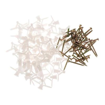 Parafuso com Bucha Frog P Fixação Prática Encaixe Perfeito Inox Bemfixa 50 Unidades