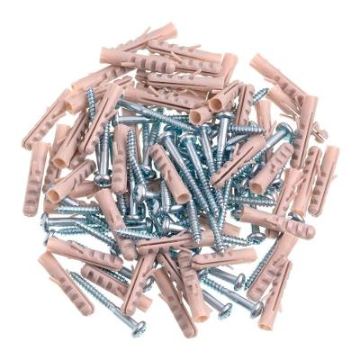 Parafuso com Bucha Cabeça de Panela Fixação Prática Inox Bemfixa 50 Unidades