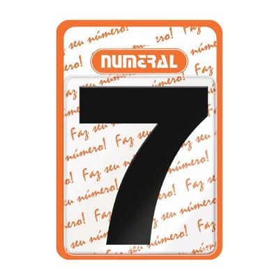 Placa ACM N graus  7 com Fixação para Folha de Lixa e Disco Abrasivo Numeral Preto