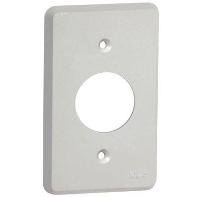 Placa 2x4 para 1 Tomada Redonda 8505 Silentoque Classica Cinza Pial Bivolt