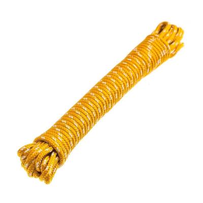 Corda 04mm Poliéster Amarela Meada 10 Metros com Resistência UV Bemfixa 4MM 10M