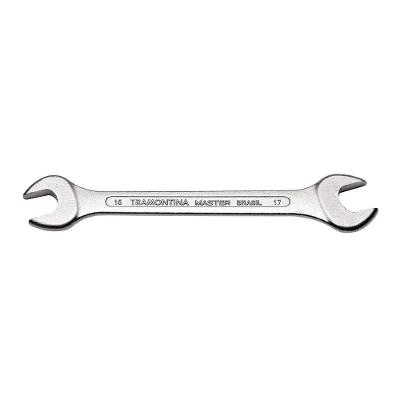 Chave Fixa Cromada 16 X 17mm Aperta e Afrouxa Parafusos Ou Porcas Perfil Sextavado Cinza Tramontina